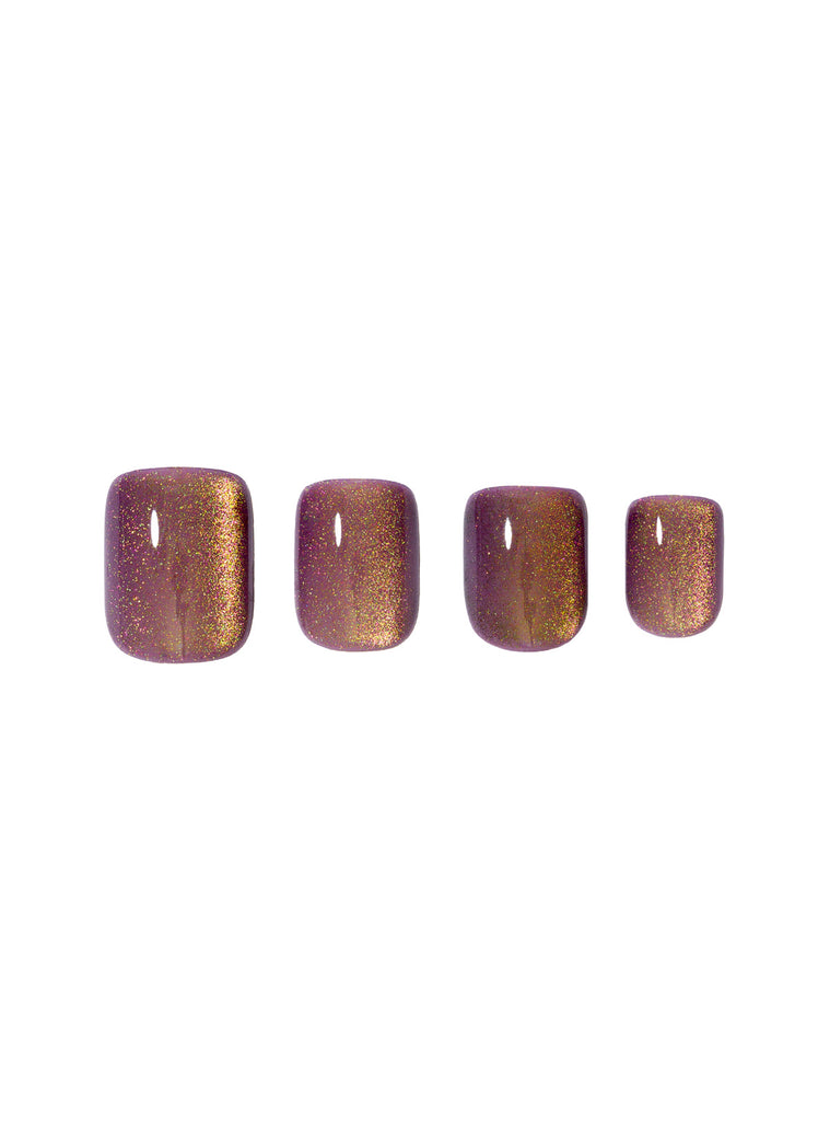 Absolute New York NTME02 Mesmerize Deluxe Press On Nails - Square Short