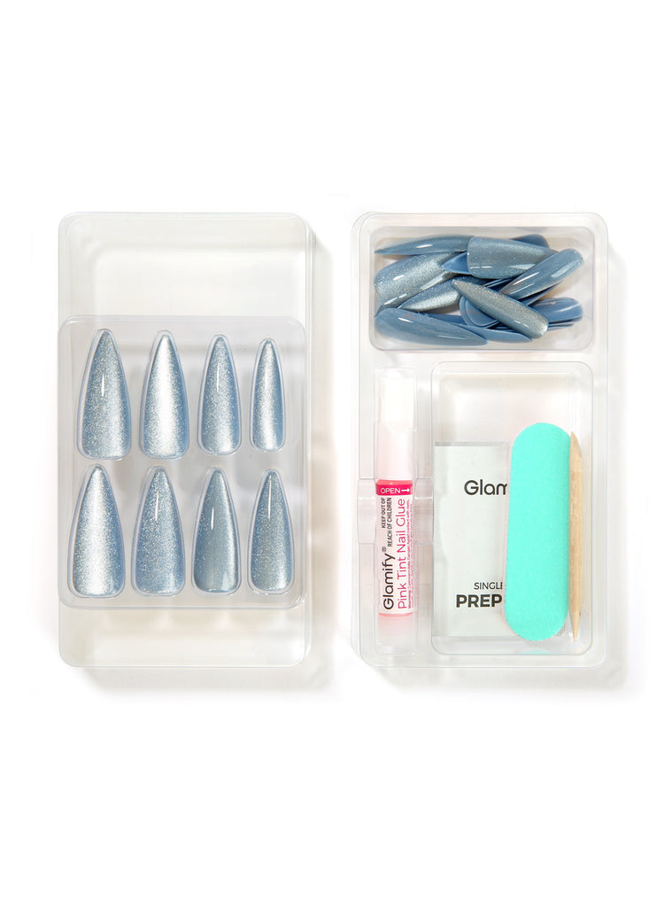 Absolute New York NTME05 Mesmerize Deluxe Press On Nails - Stiletto X-Long