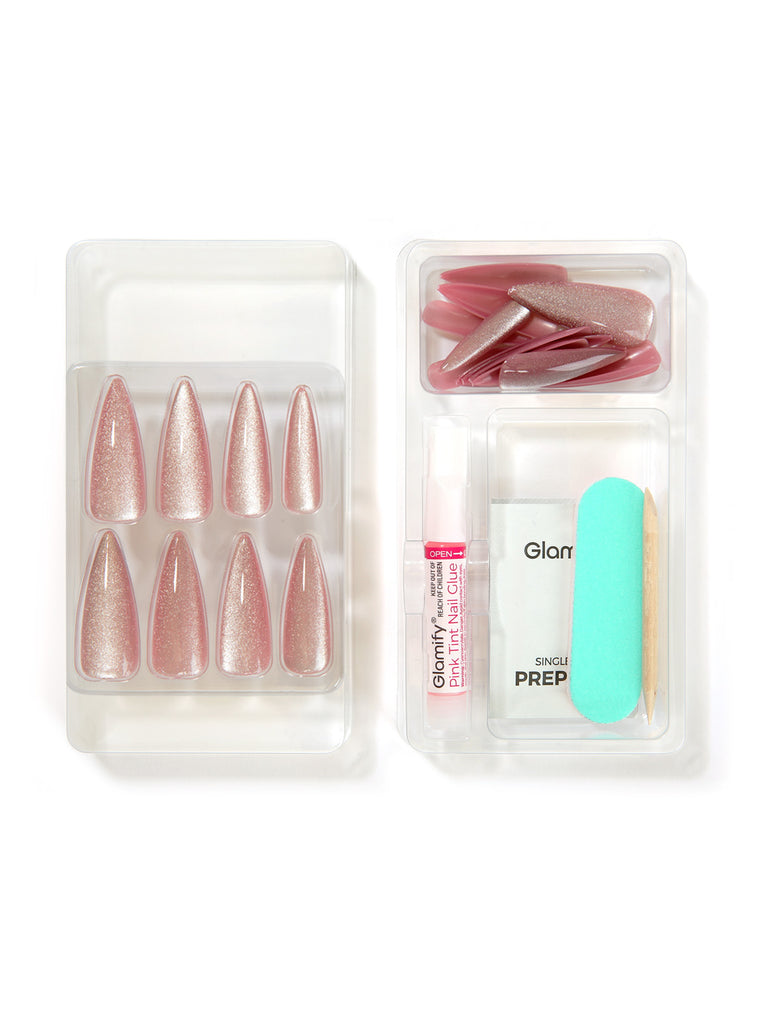 Absolute New York NTME07 Mesmerize Deluxe Press On Nails - Stiletto X-Long