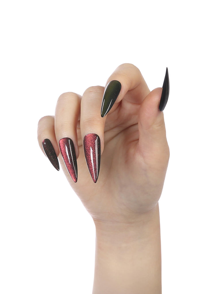 Absolute New York NTME08 Mesmerize Deluxe Press On Nails - Stiletto X-Long