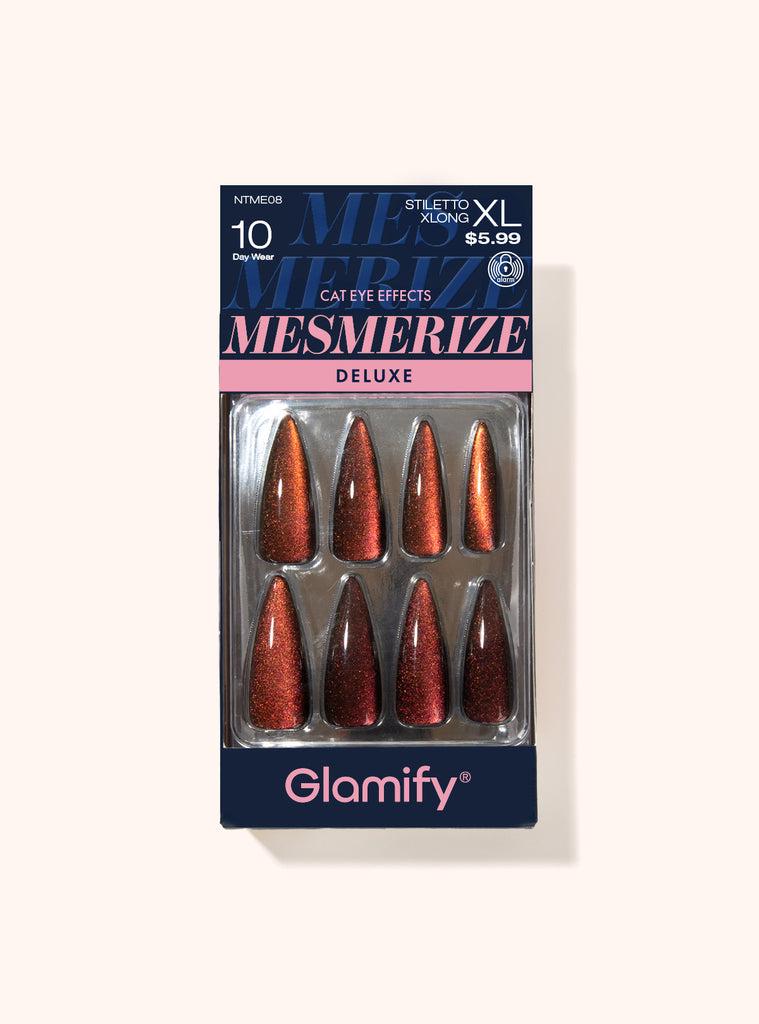 absolute new york NTME08 Mesmerize Deluxe Press On Nails - Stiletto X-Long