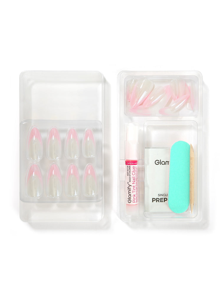 Absolute New York NTMR02 Mesmerize Premium Press On Nails - Almond Long