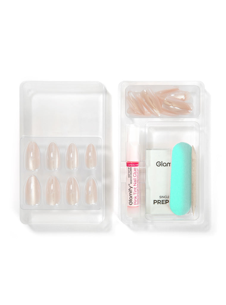 Absolute New York NTMR04 Mesmerize Premium Press On Nails - Almond Medium