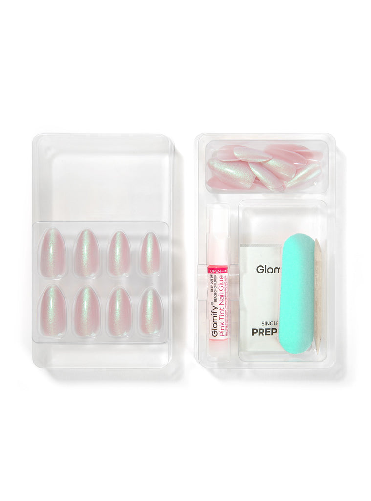 Absolute New York NTMR06 Mesmerize Premium Press On Nails - Almond Medium