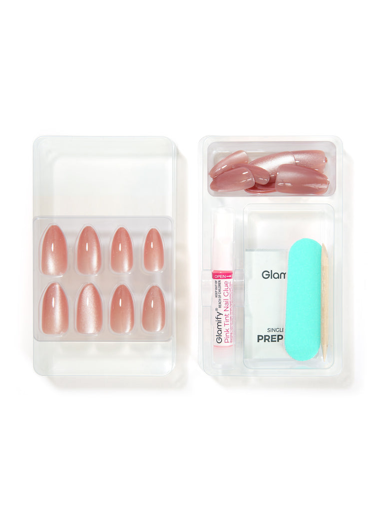 Absolute New York NTNK05 Naked Press On Nails - Almond Medium