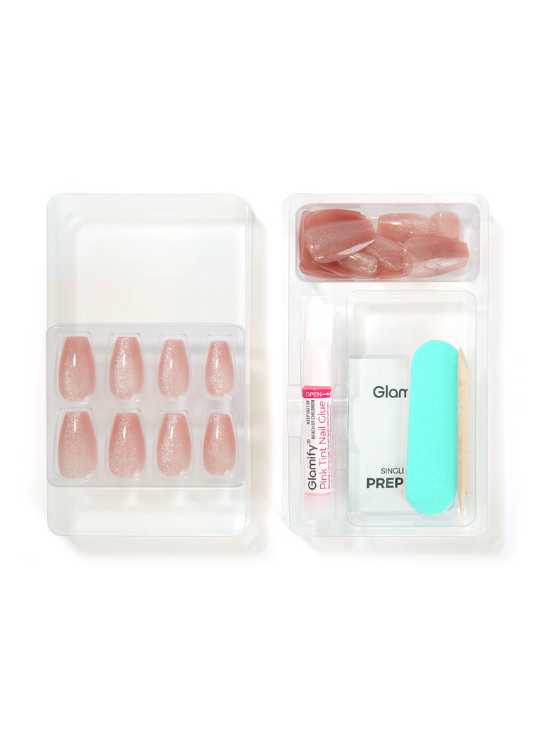 Absolute New York NTNK06 Naked Press On Nails - Coffin Medium