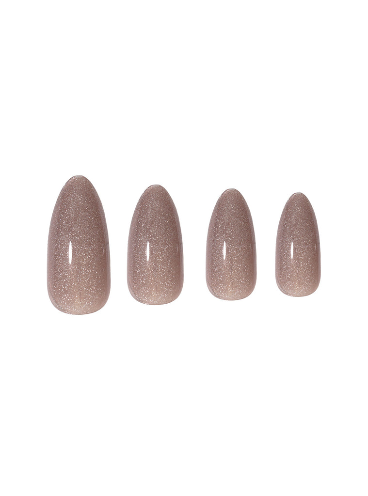 Absolute New York NTNK08 Naked Press On Nails - Almond Medium