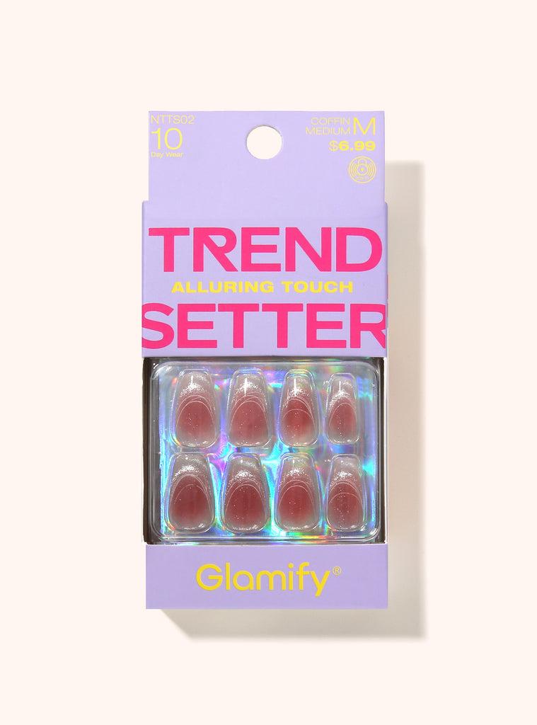 absolute new york NTTS02 Trendsetter Press On Nails - Coffin Medium