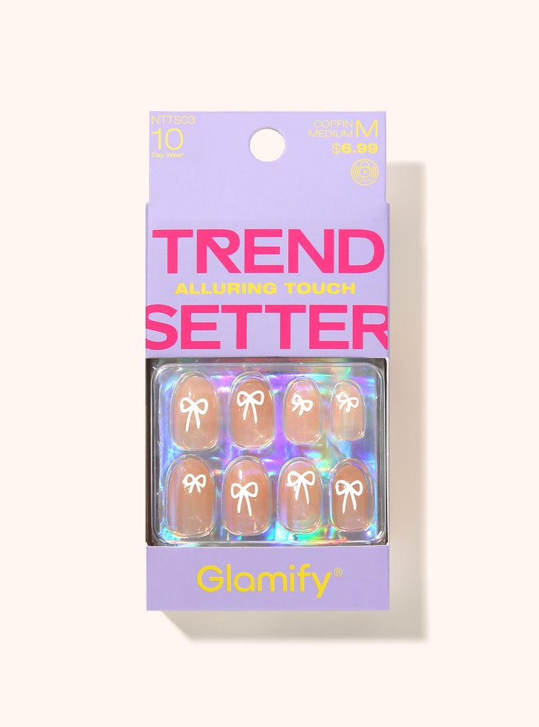 absolute new york NTTS03 Trendsetter Press On Nails - Almond Medium