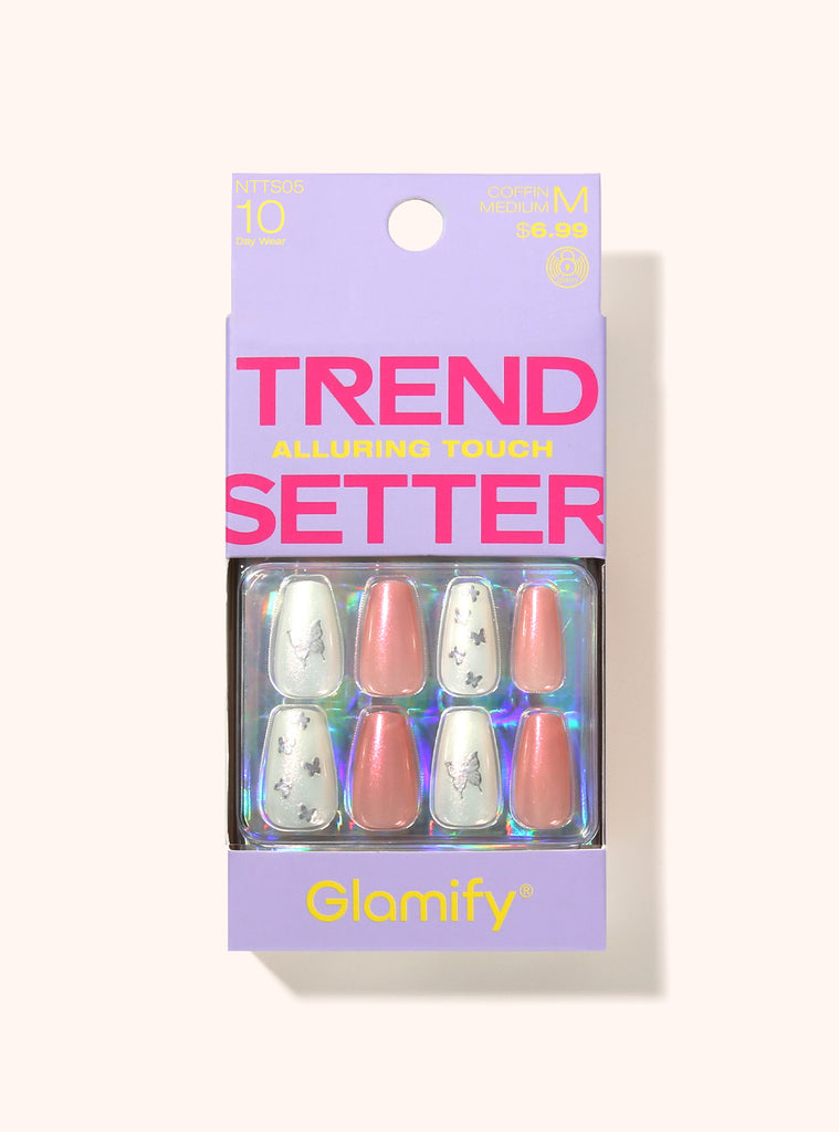 absolute new york NTTS05 Trendsetter Press On Nails - Coffin Medium