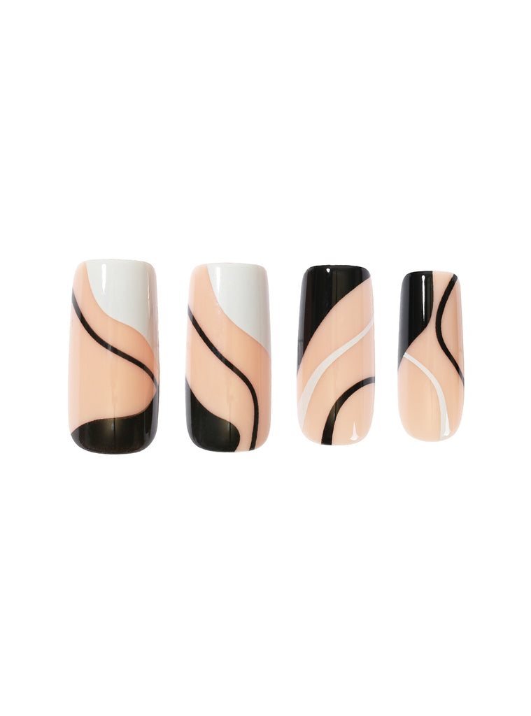 Absolute New York NTTS07 Trendsetter Press On Nails - Square Long