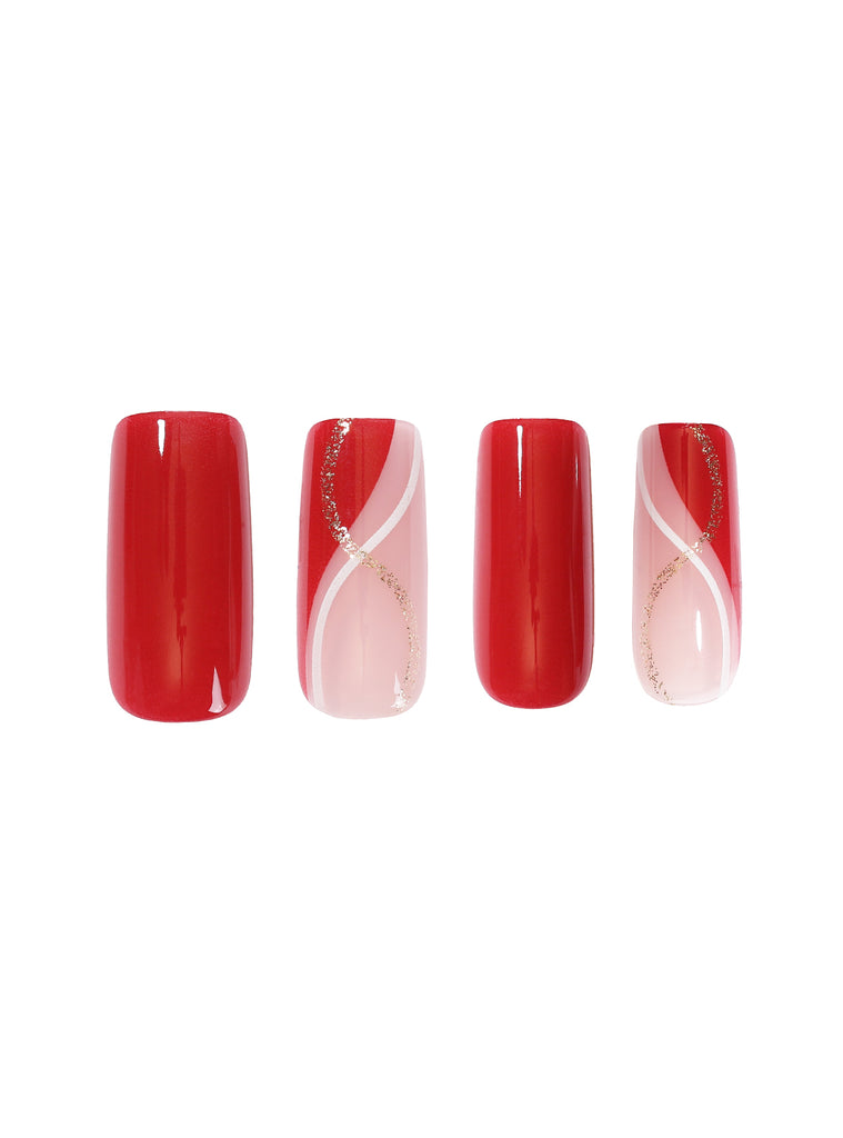 Absolute New York NTTS08 Trendsetter Press On Nails - Square Long