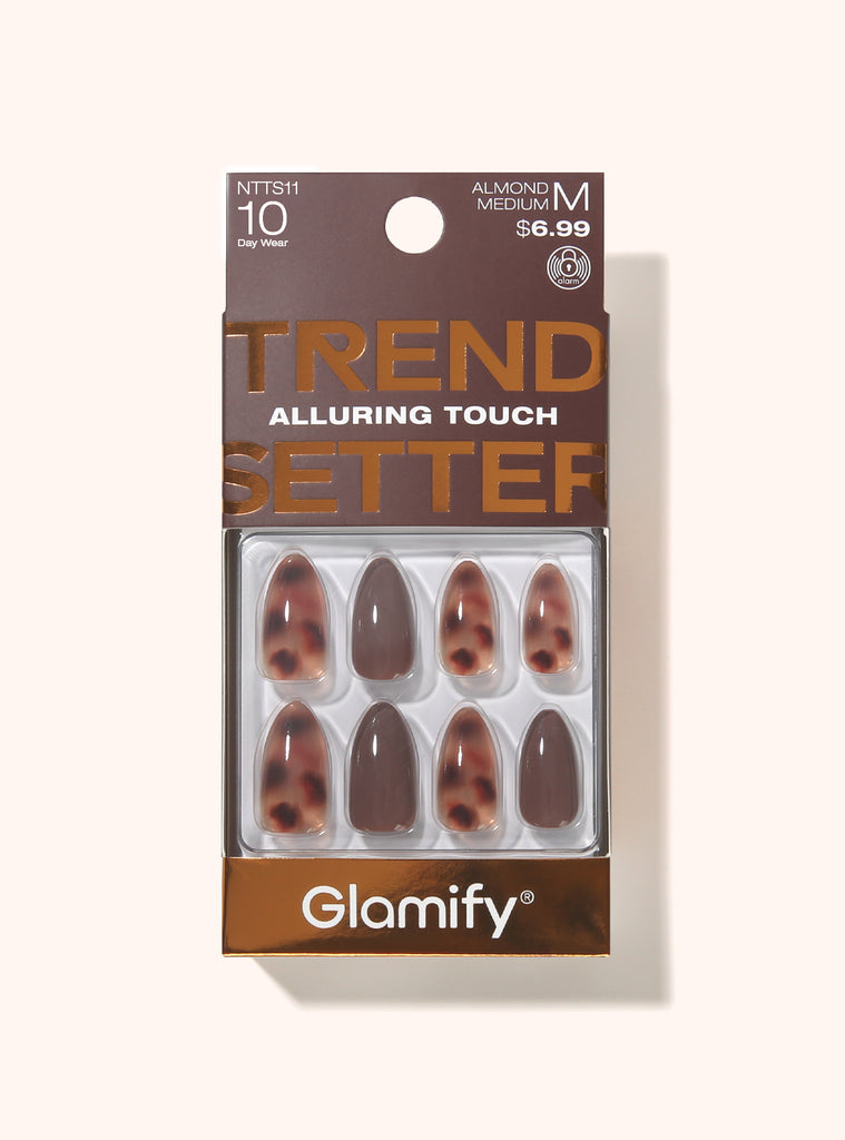 absolute new york NTTS11 Trendsetter Press On Nails - Almond Medium
