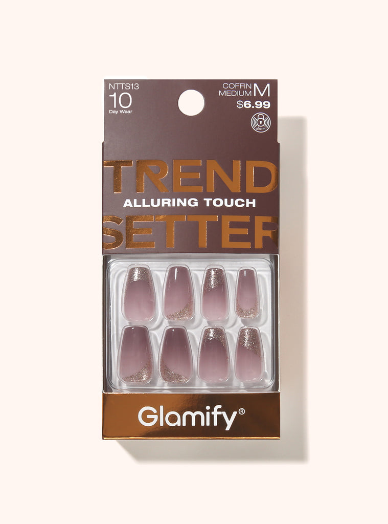 absolute new york NTTS13 Trendsetter Press On Nails - Coffin Medium