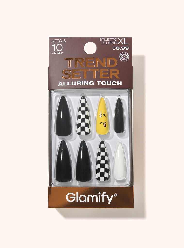 absolute new york NTTS16 Trendsetter Press On Nails - Stiletto X-Long