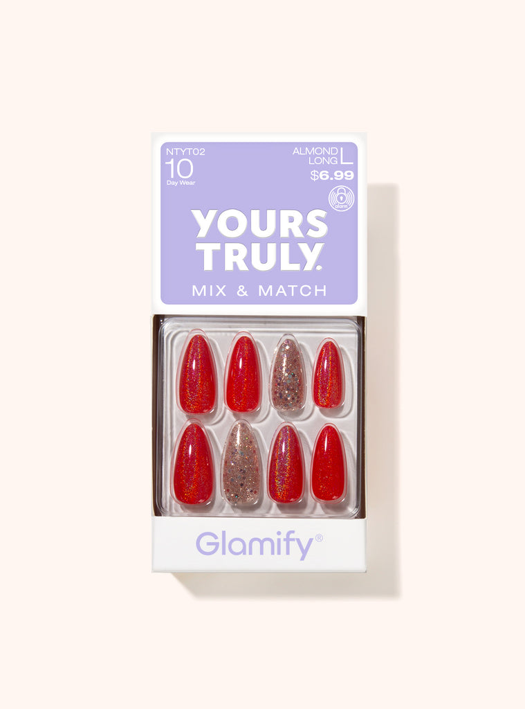 absolute new york NTYT02 Yours Truly Press On Nails - Almond Long