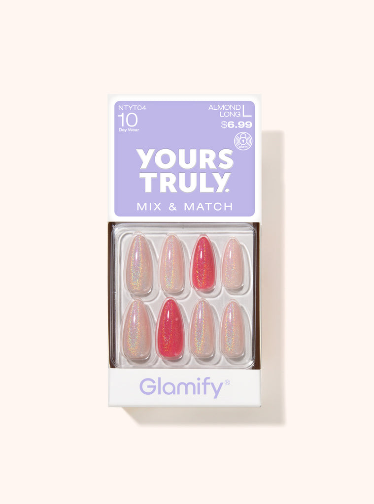 absolute new york NTYT04 Yours Truly Press On Nails - Almond Long