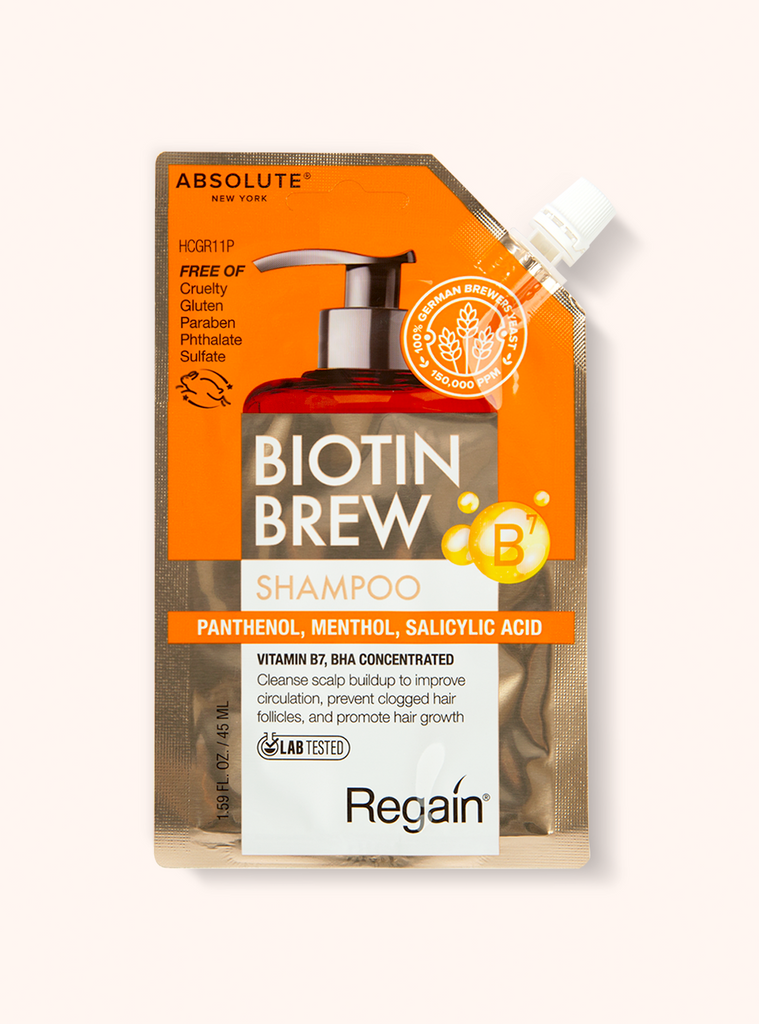 absolute new york Regain Biotin Brew Shampoo and Conditioner