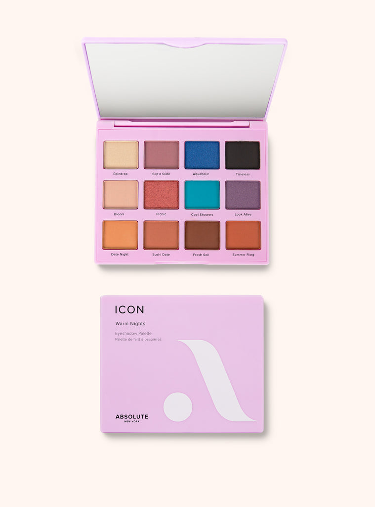 absolute new york Warm Nights Icon Eyeshadow Palette