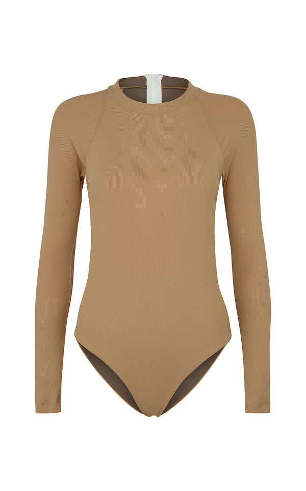 Abysse Ama - Clay-Rib Long Sleeve Surfsuit