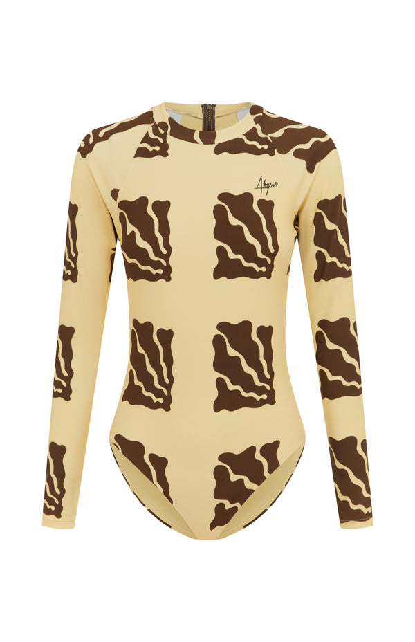 Abysse Ama - Coral Long Sleeve Surfsuit