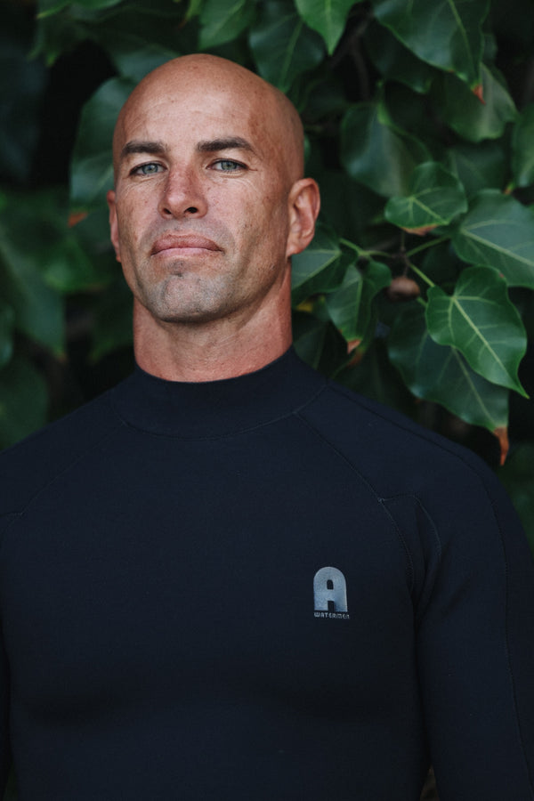 abysse Buzzy Back Zip Top Black 2/2 mm