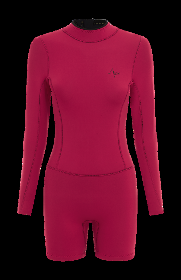 Abysse Dottie Spring Suit Shorty Pitaya