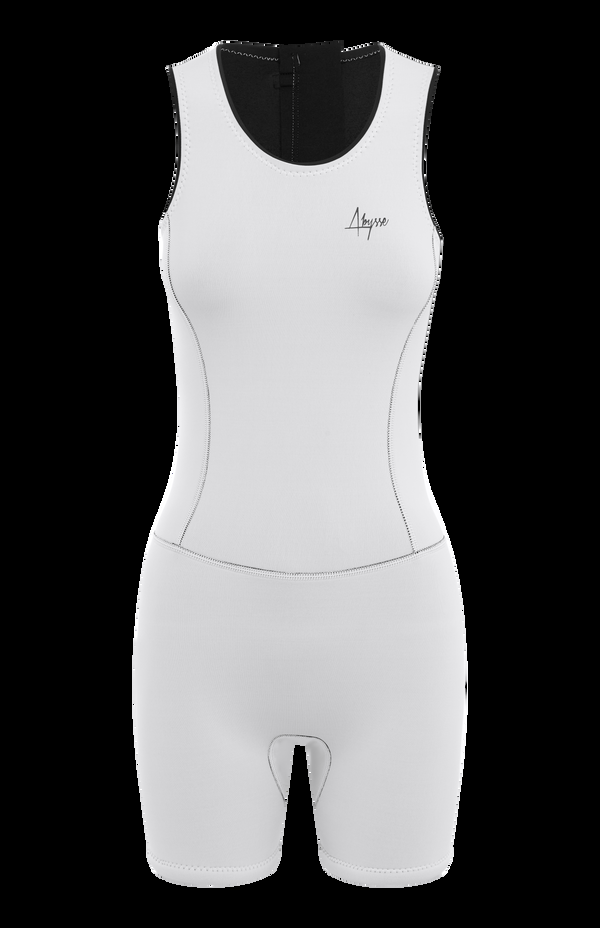 Abysse Fraser Short Jane Springsuit Foam - White