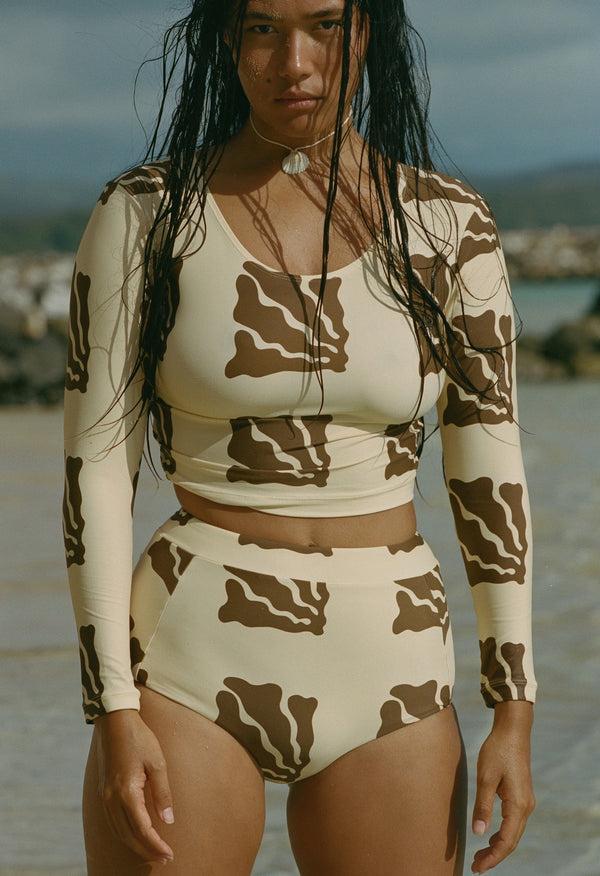 Abysse Hoffman Bikini Short - Coral