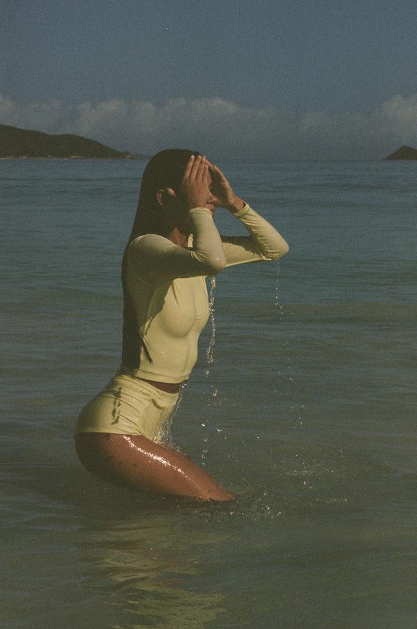 Abysse Hoffman Bikini Short - Vanilla