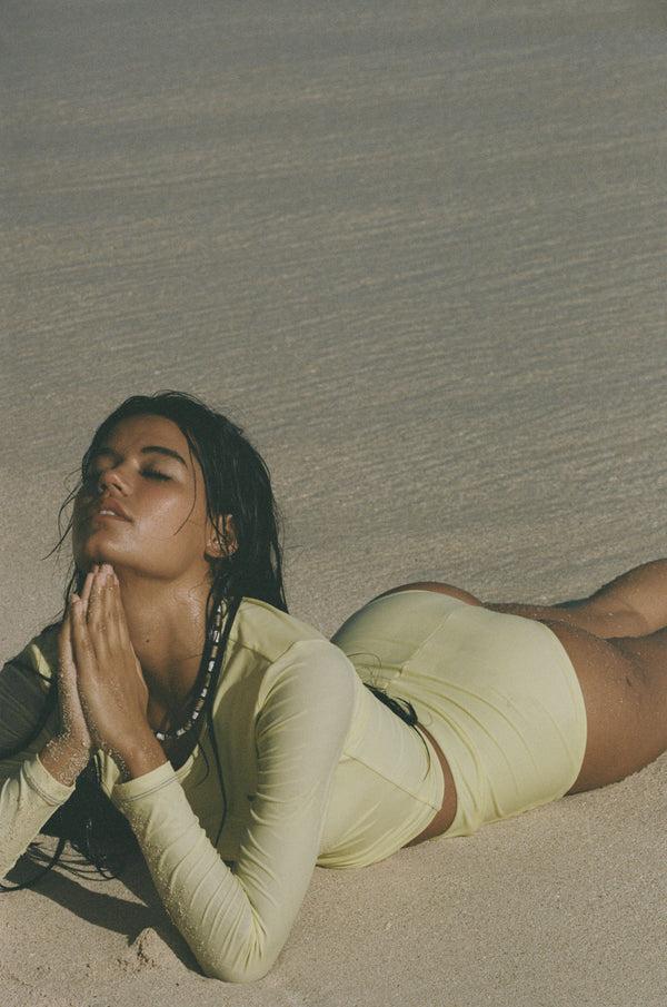 Abysse Hoffman Bikini Short - Vanilla