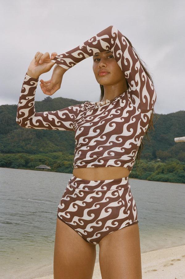 Abysse Hoffman Bikini Short - Wave