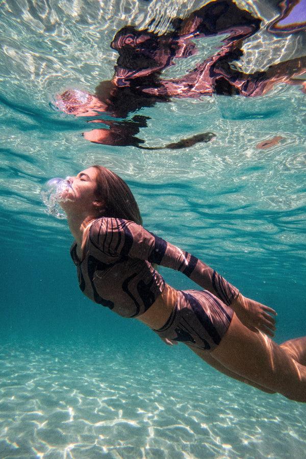 Abysse Hoffmann Bikini Short - Volcano