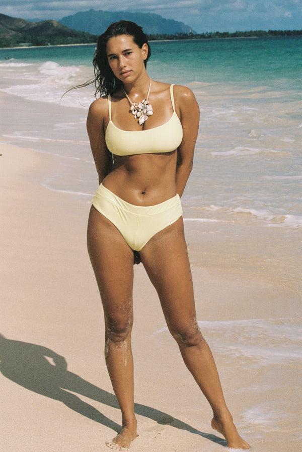 Abysse Malia Bikini Bottom - Vanilla