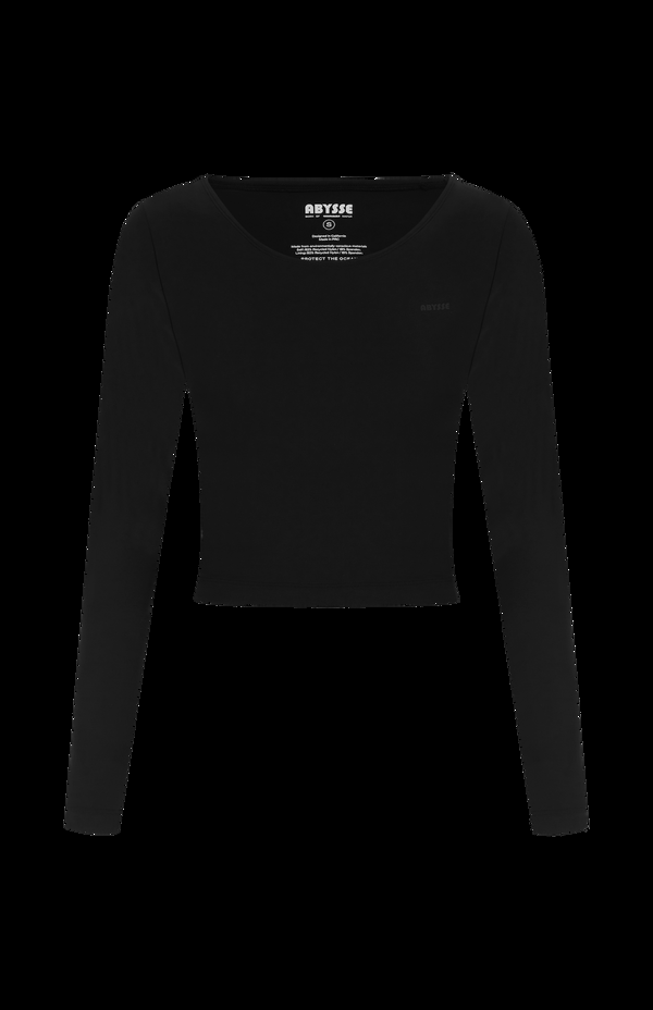 Abysse Poppler Rashguard Top - Black