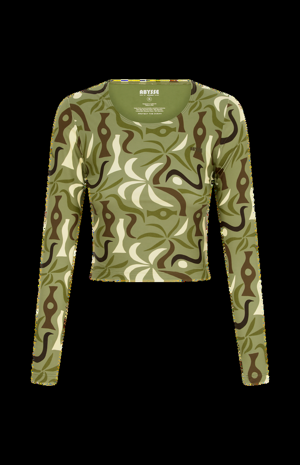 Abysse Poppler Rashguard Top - Canopy