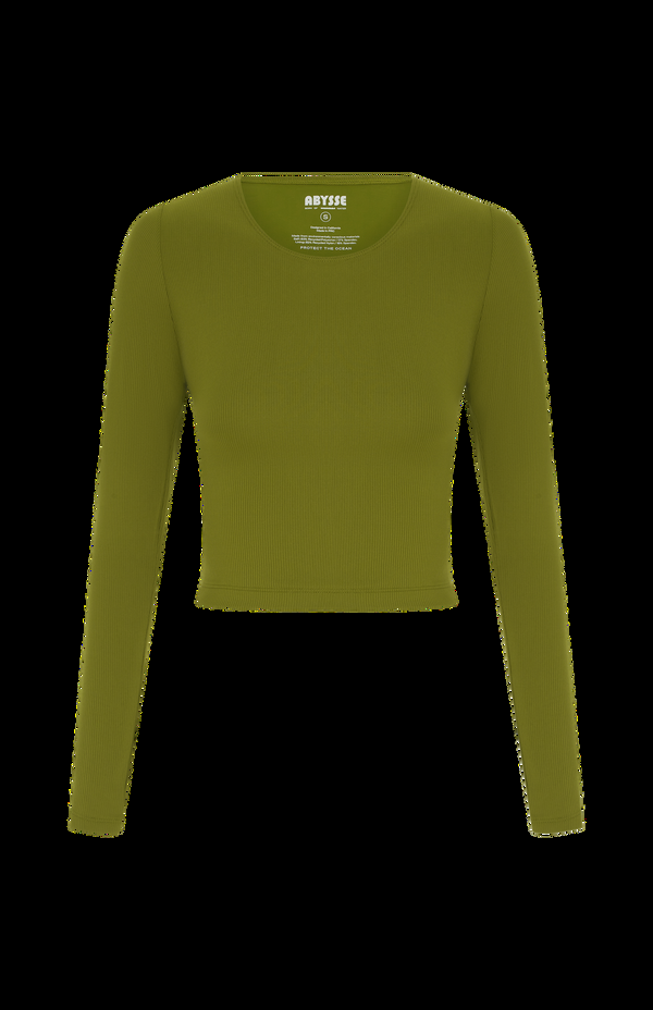 Abysse Poppler Rashguard Top - Palm Rib