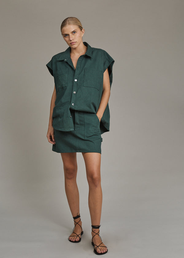 acacia ACE DENIM SKIRT - SUMMER 2025 Fir