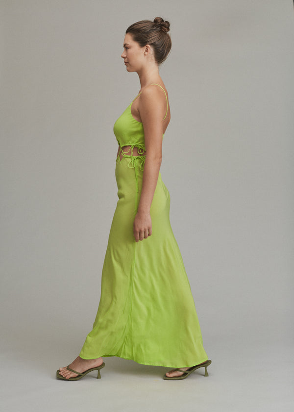 Acacia BRUNA DRESS - FALL 2024 Wasabi
