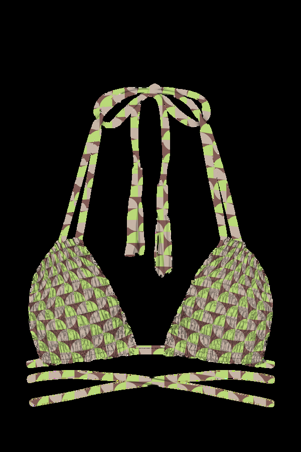 Acacia CARMEN SMOCKED TOP - FALL 2024 Wasabi