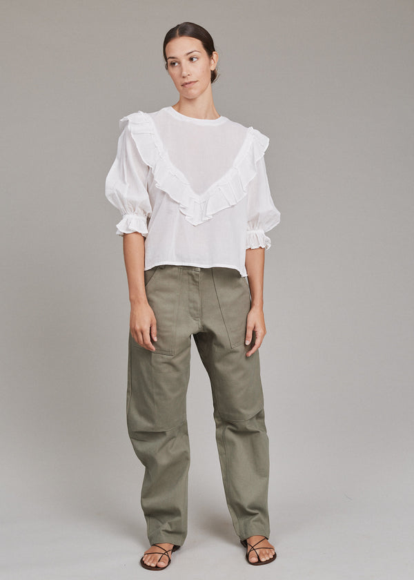 acacia CHARLIE TOP - SPRING 2025 Loden