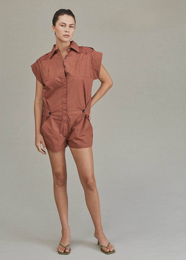 acacia CUB JUMPSUIT - SUMMER 2024 Rouge