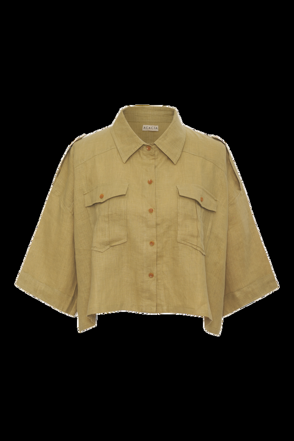 Acacia DELLA LINEN TOP - SUMMER 2023 Aster