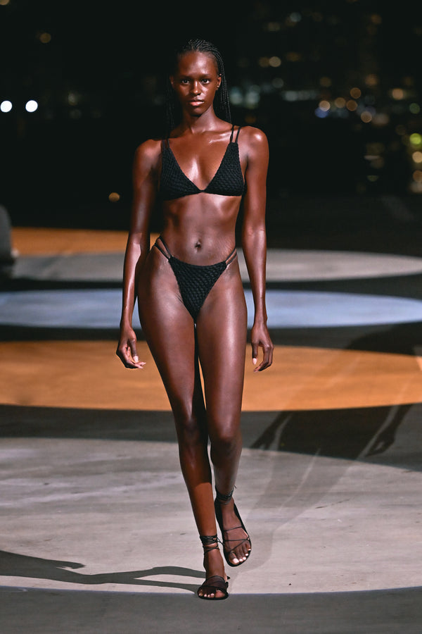 Acacia IRIA CROCHET TOP - RESORT 2025 Thistle