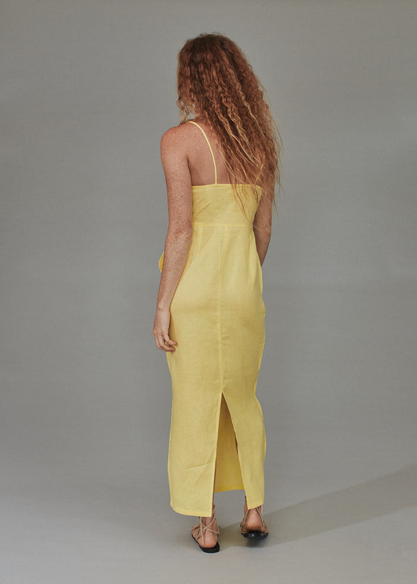 Acacia KENZIE LINEN DRESS - SPRING 2023 Oyster