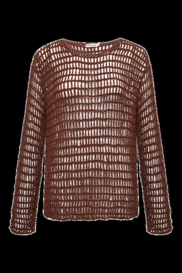 Acacia MAPLE CROCHET SHIRT - RESORT 2025 Birch