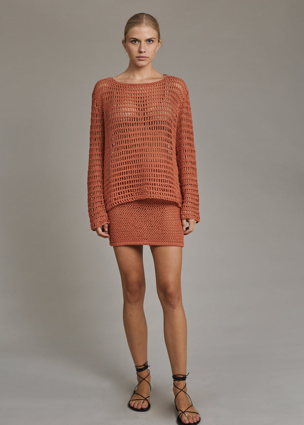 acacia MAPLE CROCHET SHIRT - SUMMER 2025 Black