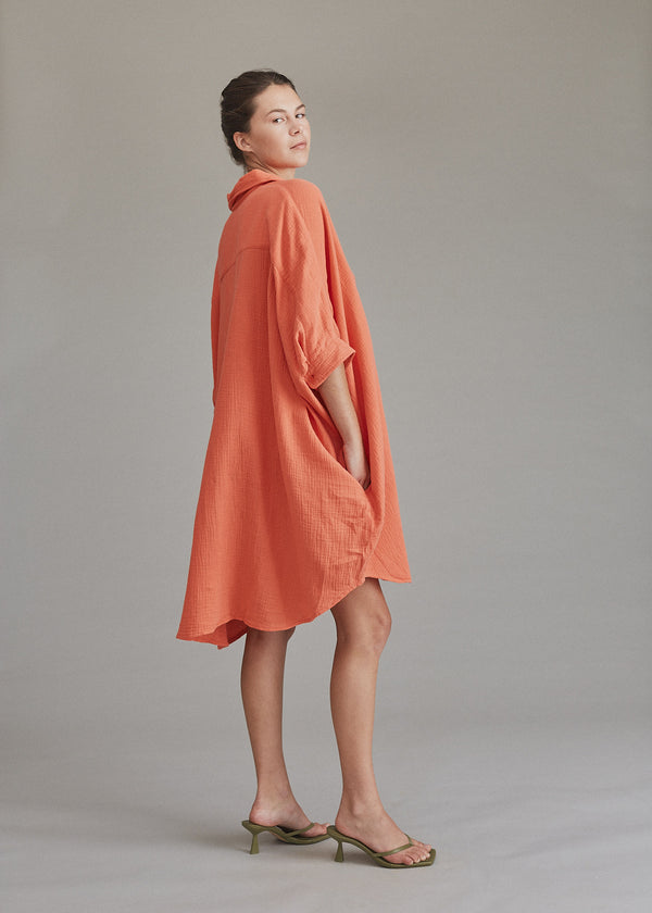 Acacia MEEYA GAUZE DRESS - RESORT 2024 Peony