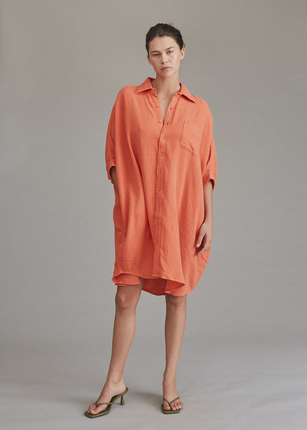 acacia MEEYA GAUZE DRESS - RESORT 2024 Peony