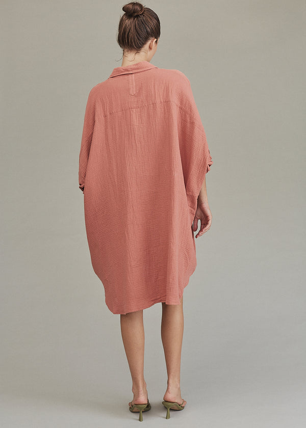 Acacia MEEYA GAUZE DRESS - SUMMER 2024 Peach